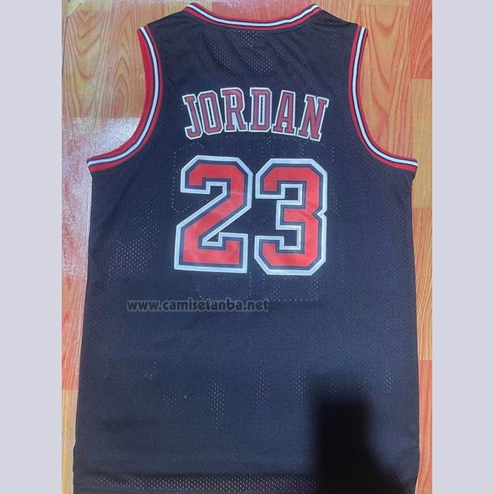Camiseta Chicago Bulls Michael Jordan #23 Mitchel & Ness 1997-98 Negro